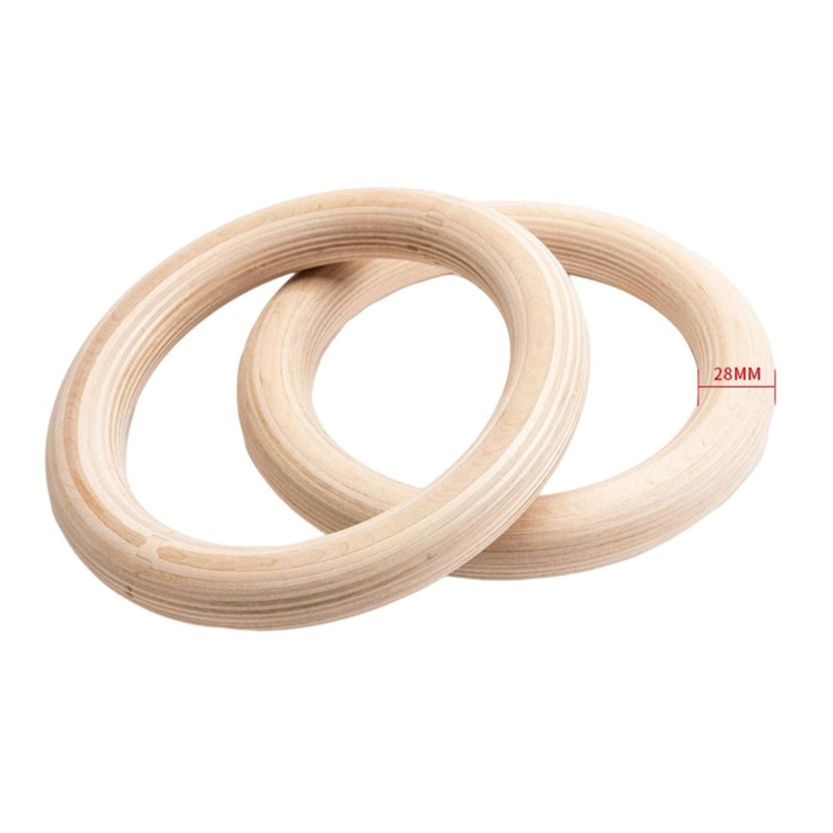 여름 세일 2개 세트 나무 휴대용 체조 링 홈짐 근력  - Gymnastic Ring Wood 리뷰 및 가격