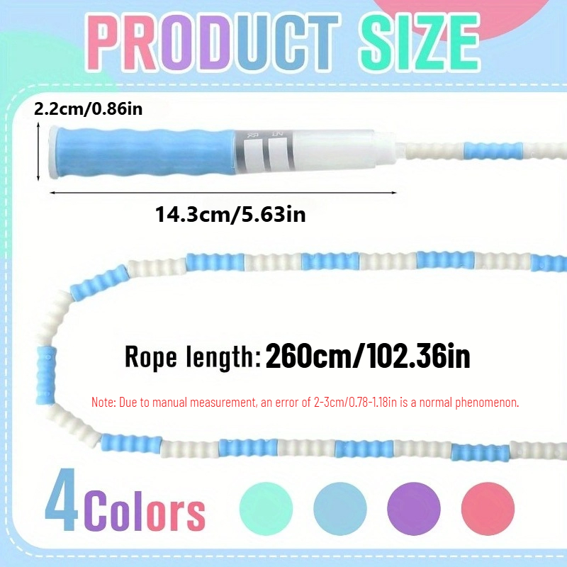 대나무 조인트 소프트 비드 줄넘기 미끄럼 방지 분절형  - Skipping Rope Pvc 리뷰 및 가격
