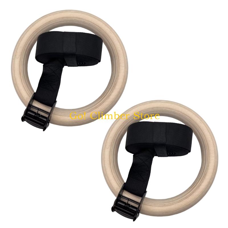 Q84C 조정 가능한 스트랩이있는 조정 가능한 목재 체 - Gymnastic Ring Wood 리뷰 및 가격