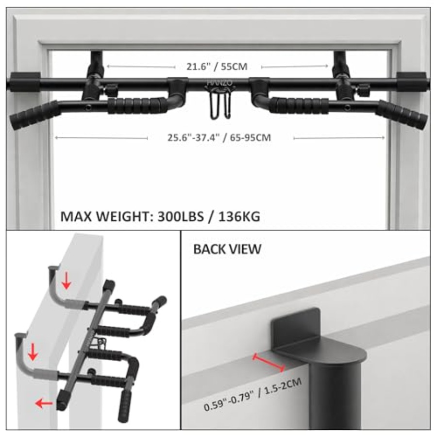 도어웨이 풀업 바 세트 (서스펜션 스트랩 포함) 멀티  - Pull Up Bar Grip 리뷰 및 가격
