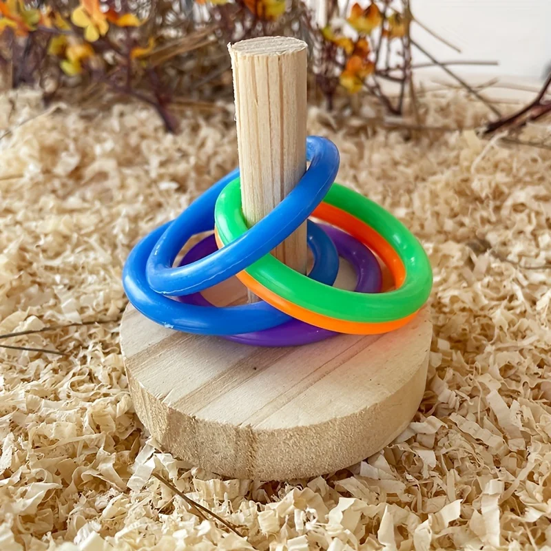 나무 대화 형 앵무새 반지 장난감 교육 운동 앵무새 앵 - Gymnastic Ring Wood 리뷰 및 가격